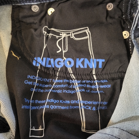 Mens Jack & Jones Medium Blue Distressed Jeans sz 32x32 - Picture 8 of 10